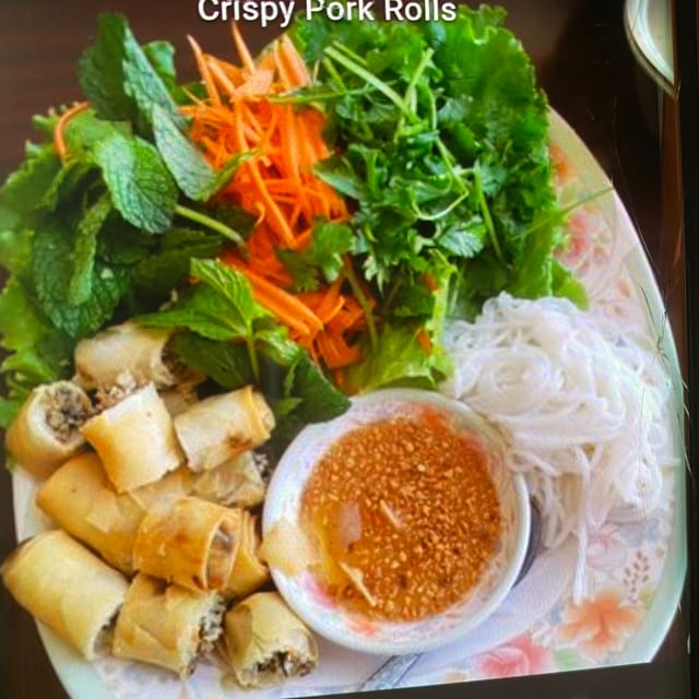 Crispy Pork Roll Wrap.